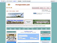 Tablet Screenshot of ferieportalen.com